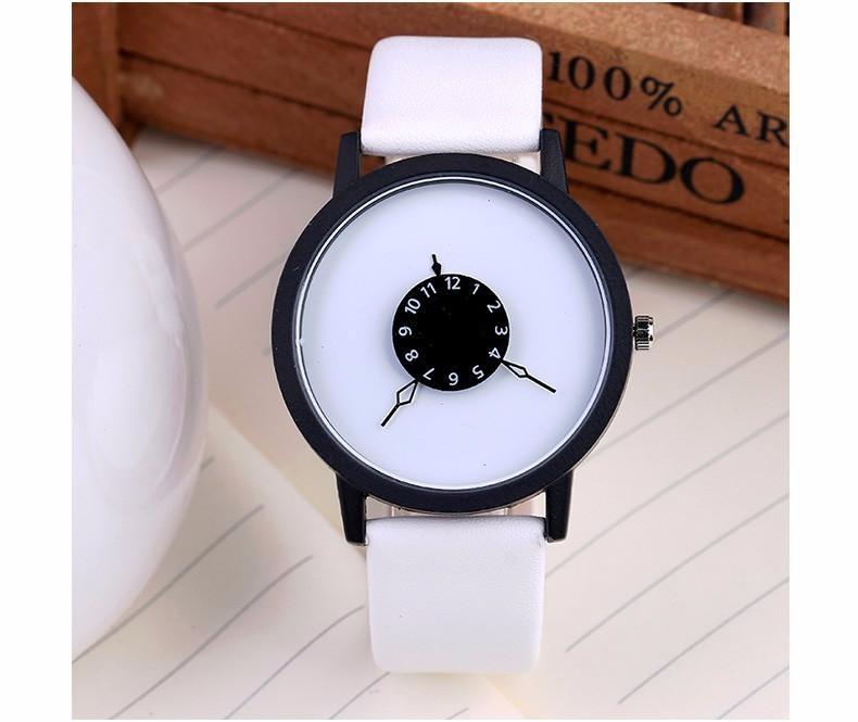 Brehn | Minimalistisch Echtleder Einzigartiger Designer Luxus Damen Uhr