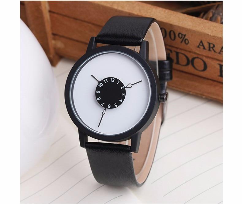 Brehn | Minimalistisch Echtleder Einzigartiger Designer Luxus Damen Uhr