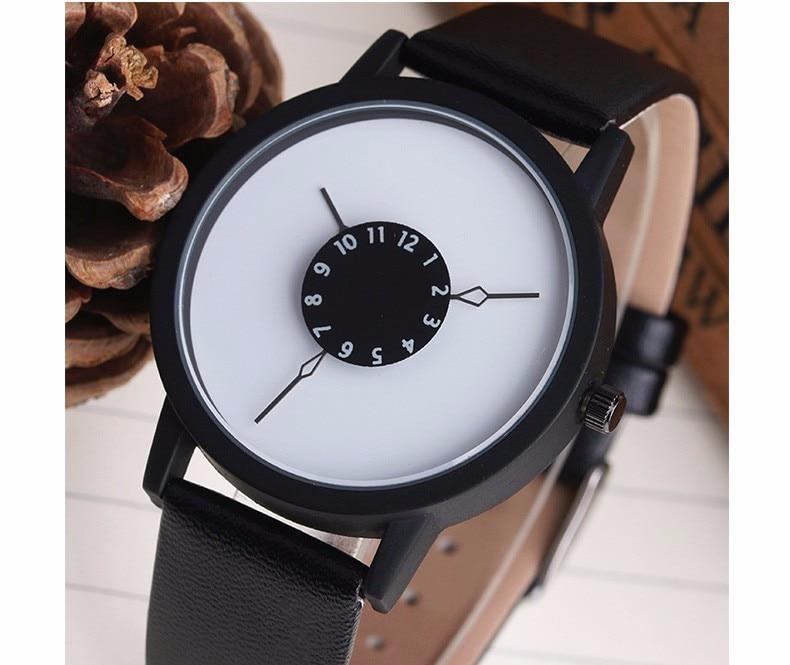 Brehn | Minimalistisch Echtleder Einzigartiger Designer Luxus Damen Uhr