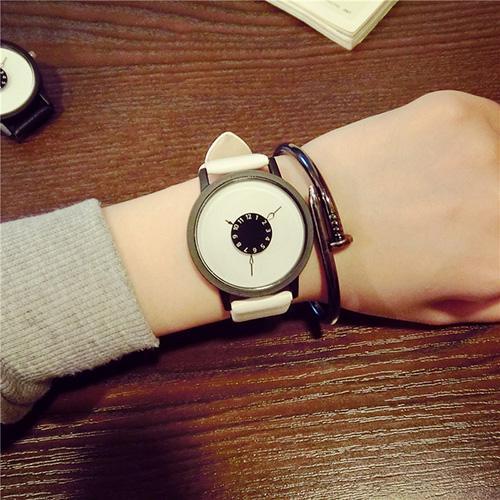 Brehn | Minimalistisch Echtleder Einzigartiger Designer Luxus Damen Uhr