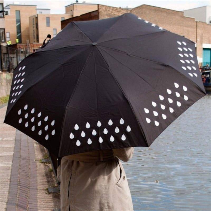 Brehn | Drei-Falt Magischer Farbwechselnder Regenschirm