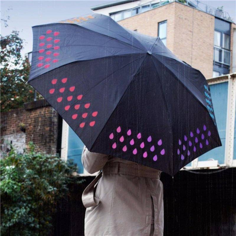 Brehn | Drei-Falt Magischer Farbwechselnder Regenschirm