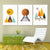 Mountain Peak Sunrise Nordic Poster - Leinwand Wandkunst Gemälde
