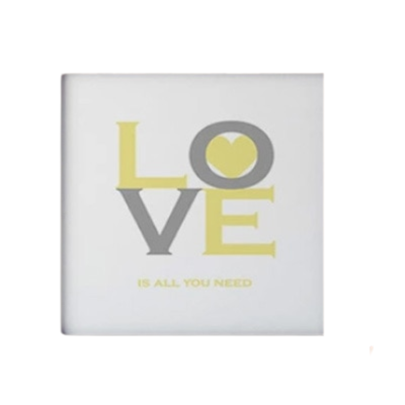 Love Is All You Need Fahrrad Poster - Leinwand Wandkunst Malerei