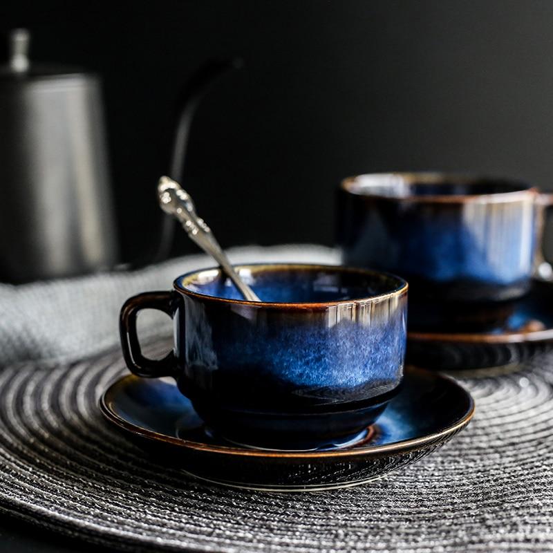 Cat Eye Blue Keramiktasse | Brehn