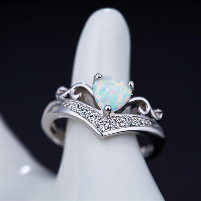 Oval Cut Heart Fire Opal Ring | Brehn