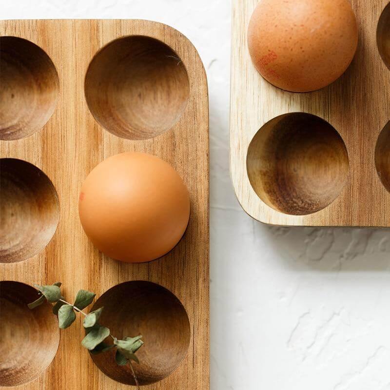 Holz Japanische Stil Eier Aufbewahrungsbox | Brehn