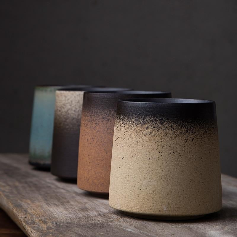 Gradient Retro Japanische Keramiktasse | Brehn