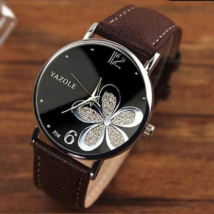Brehn | Montre Flowers Schweizer Quarz Damen Uhr