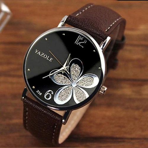 Brehn | Montre Flowers Schweizer Quarz Damen Uhr
