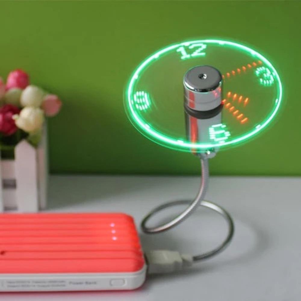 USB Mini Ventilator mit LED Zeit | Brehn