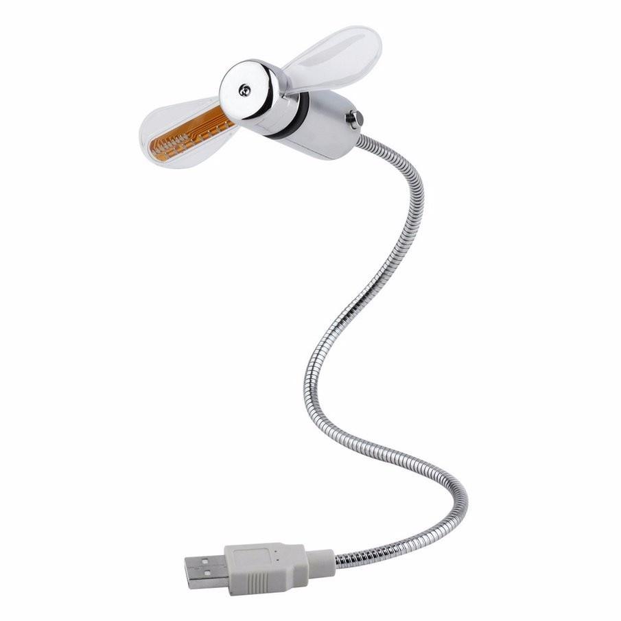 USB Mini Ventilator mit LED Zeit | Brehn
