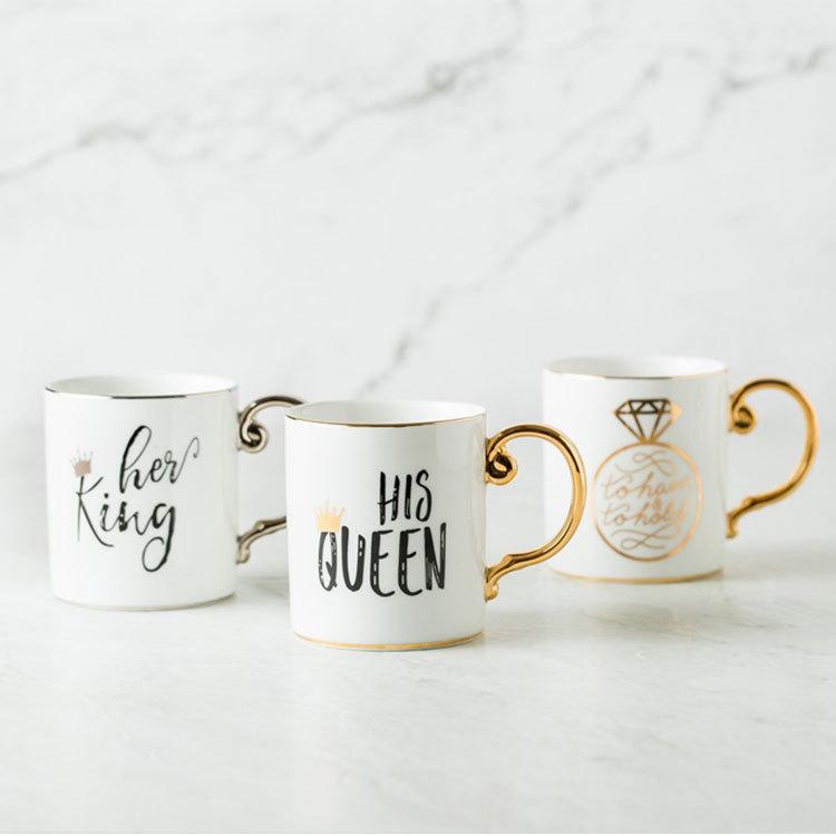 Luxus König & Königin Kaffeebecher | Brehn