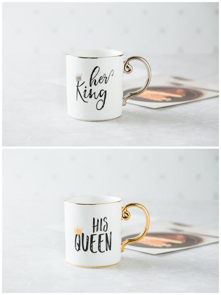 Luxus König & Königin Kaffeebecher | Brehn