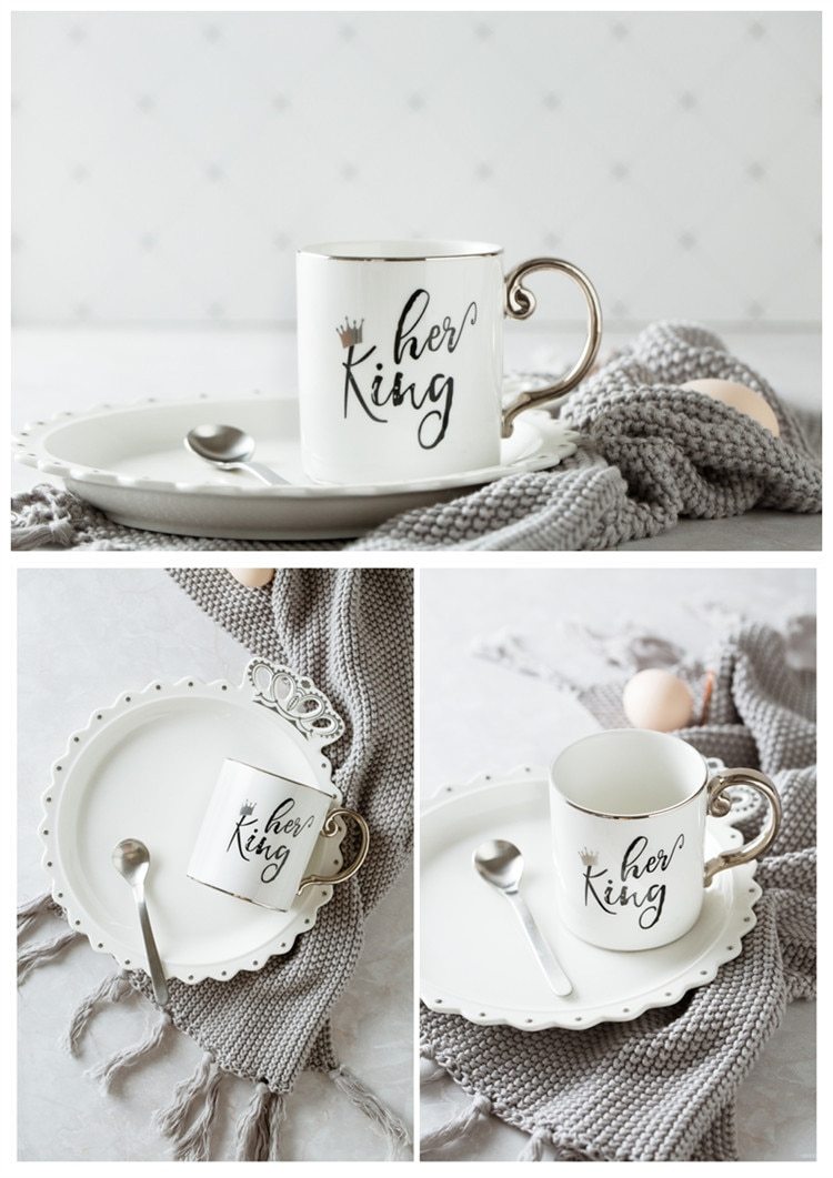 Luxus König & Königin Kaffeebecher | Brehn