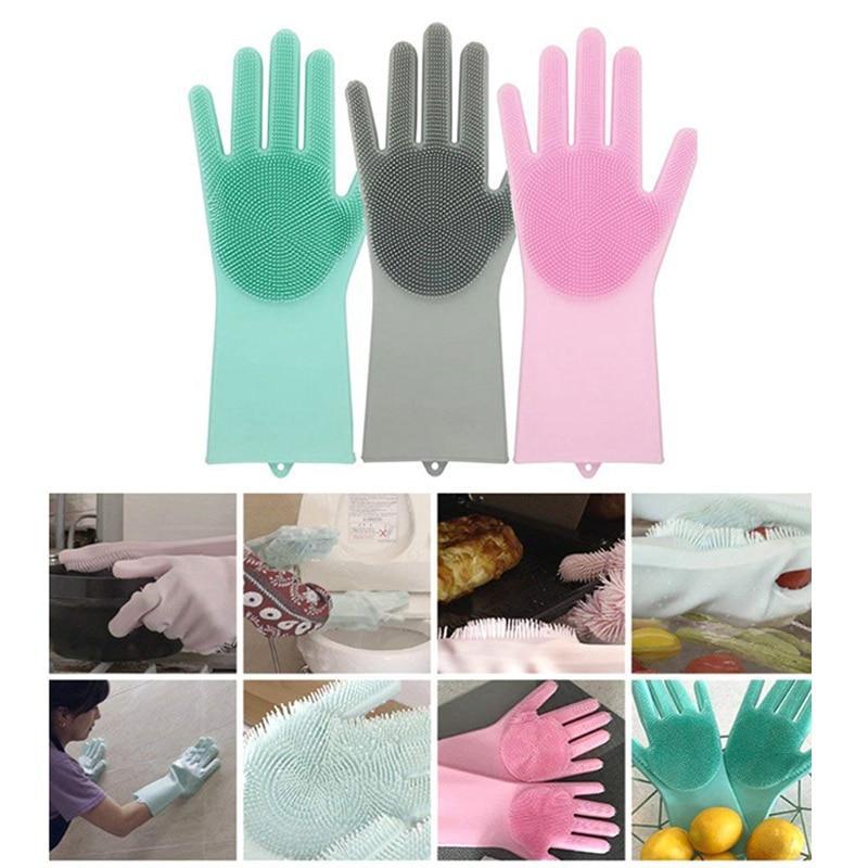 Magische Silikonreinigungs-Handschuhe (im Paar) | Brehn