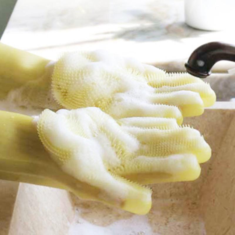 Magic Silikon-Reinigungs-Handschuhe (im Paar) | Brehn