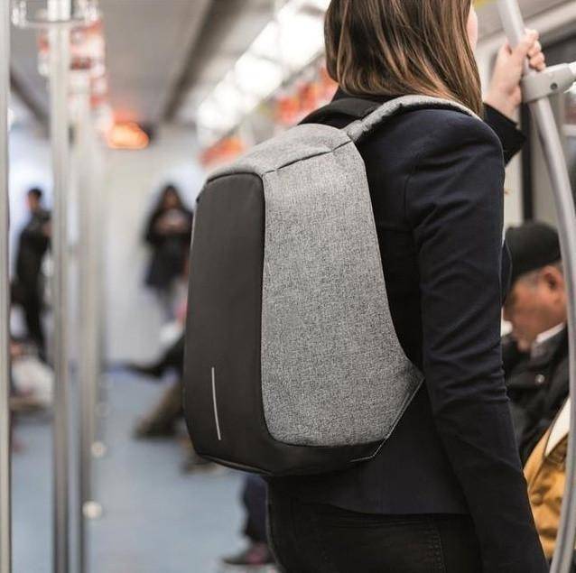 Brehn | Rucksack Casual Fashion Laptop Diebstahlschutz Notebook Schulranzen mit USB-Anschluss