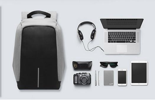 Brehn | Rucksack Casual Fashion Laptop Diebstahlschutz Notebook Schulranzen mit USB-Anschluss
