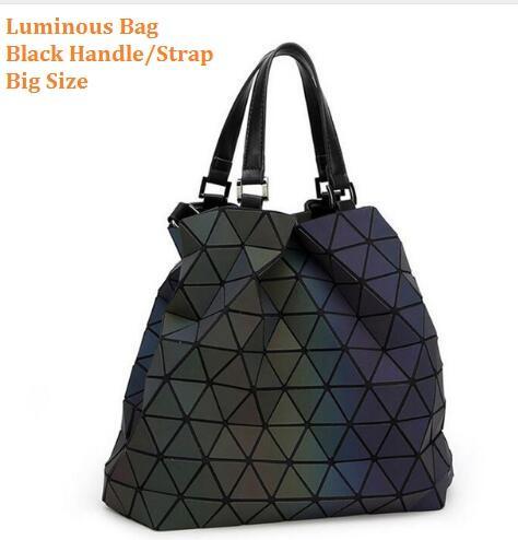 Brehn | Mehrere Stile Leuchtet im Dunkeln Premium Qualität Designer Luminous Geometrische Schulter Handtasche für Frauen