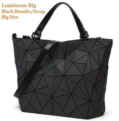 Brehn | Mehrere Stile Leuchtet im Dunkeln Premium Qualität Designer Luminous Geometrische Schulter Handtasche für Frauen