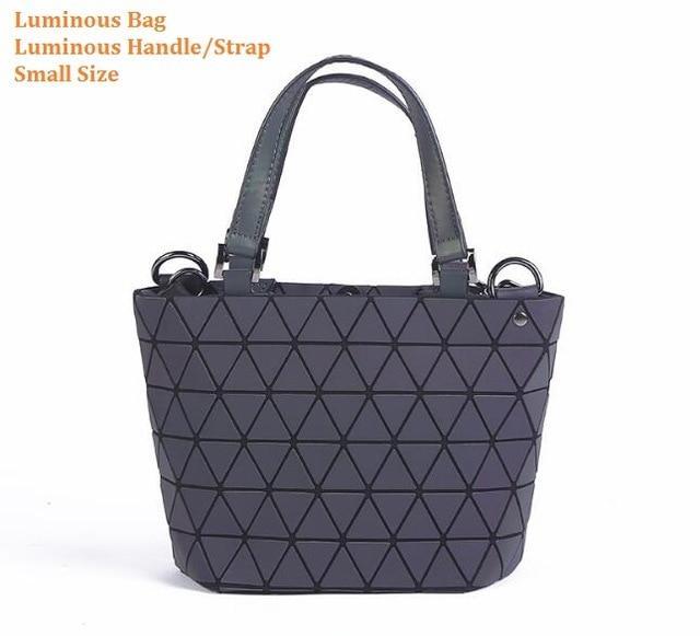Brehn | Mehrere Stile Leuchtet im Dunkeln Premium Qualität Designer Luminous Geometrische Schulter Handtasche für Frauen