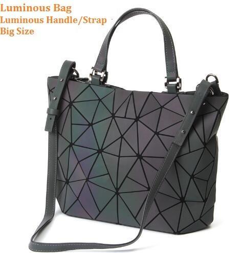 Brehn | Mehrere Stile Leuchtet im Dunkeln Premium Qualität Designer Luminous Geometrische Schulter Handtasche für Frauen