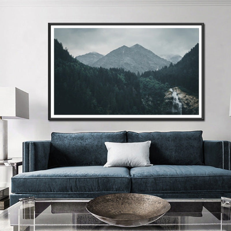 Berglandschaft - Leinwand Wandkunst Gemälde