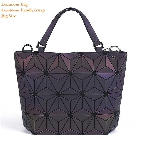 Brehn | Mehrere Stile Leuchtet im Dunkeln Premium Qualität Designer Luminous Geometrische Schulter Handtasche für Frauen