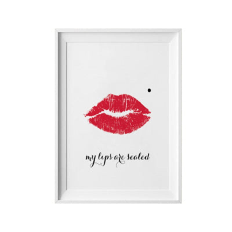 Dream In Heels - Leinwand Wandbild Malerei