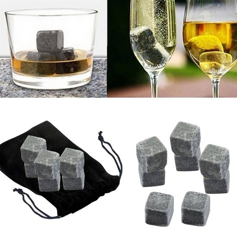 Brehn | Whisky Eissteine mit Samtbeutel