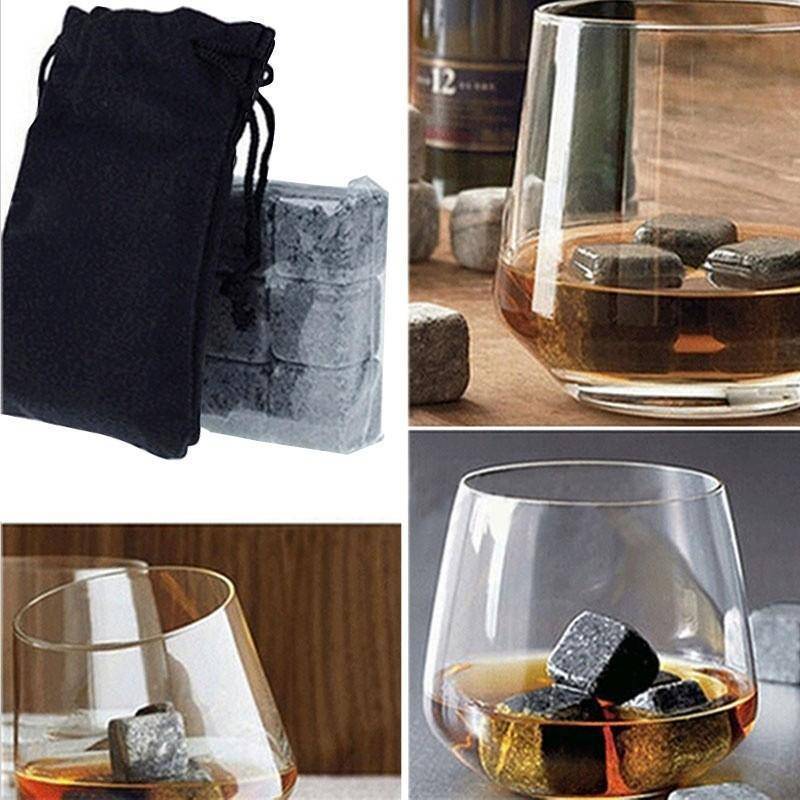 Brehn | Whisky Eissteine mit Samtbeutel