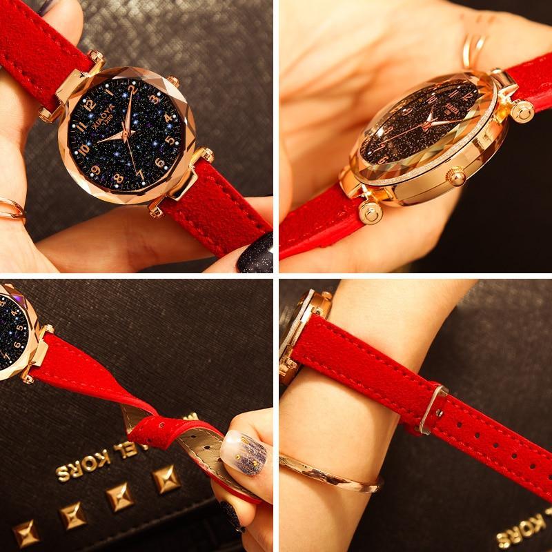 Brehn | Mehrere Farben Galaxy Star Designer Damen Armbanduhr
