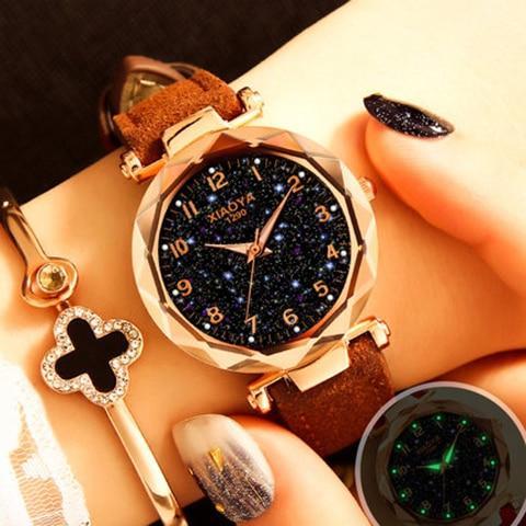 Brehn | Mehrere Farben Galaxy Star Designer Damen Armbanduhr