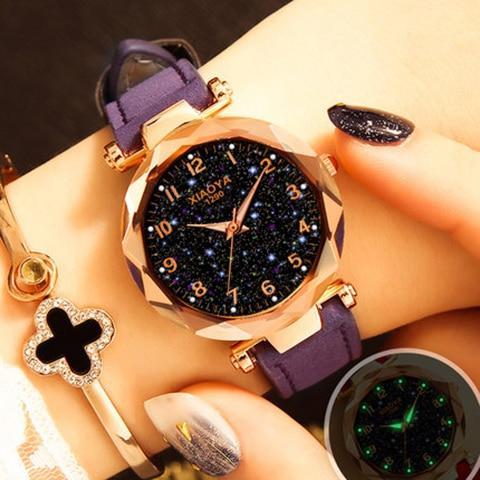 Brehn | Mehrere Farben Galaxy Star Designer Damen Armbanduhr