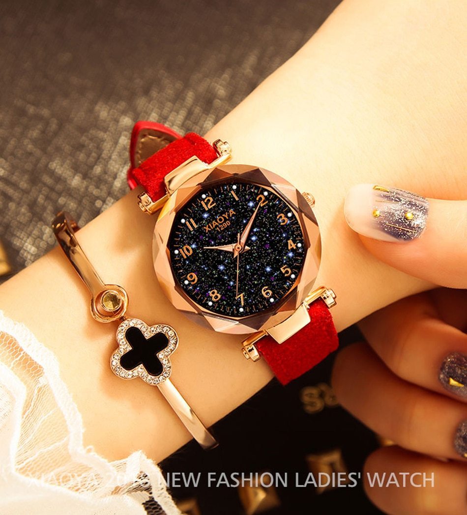 Brehn | Mehrere Farben Galaxy Star Designer Damen Armbanduhr