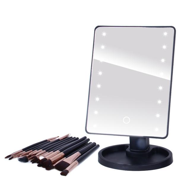 LED-Lichtrahmen Make-Up Spiegel | Brehn