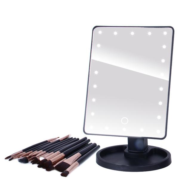LED-Lichtrahmen Make-Up Spiegel | Brehn