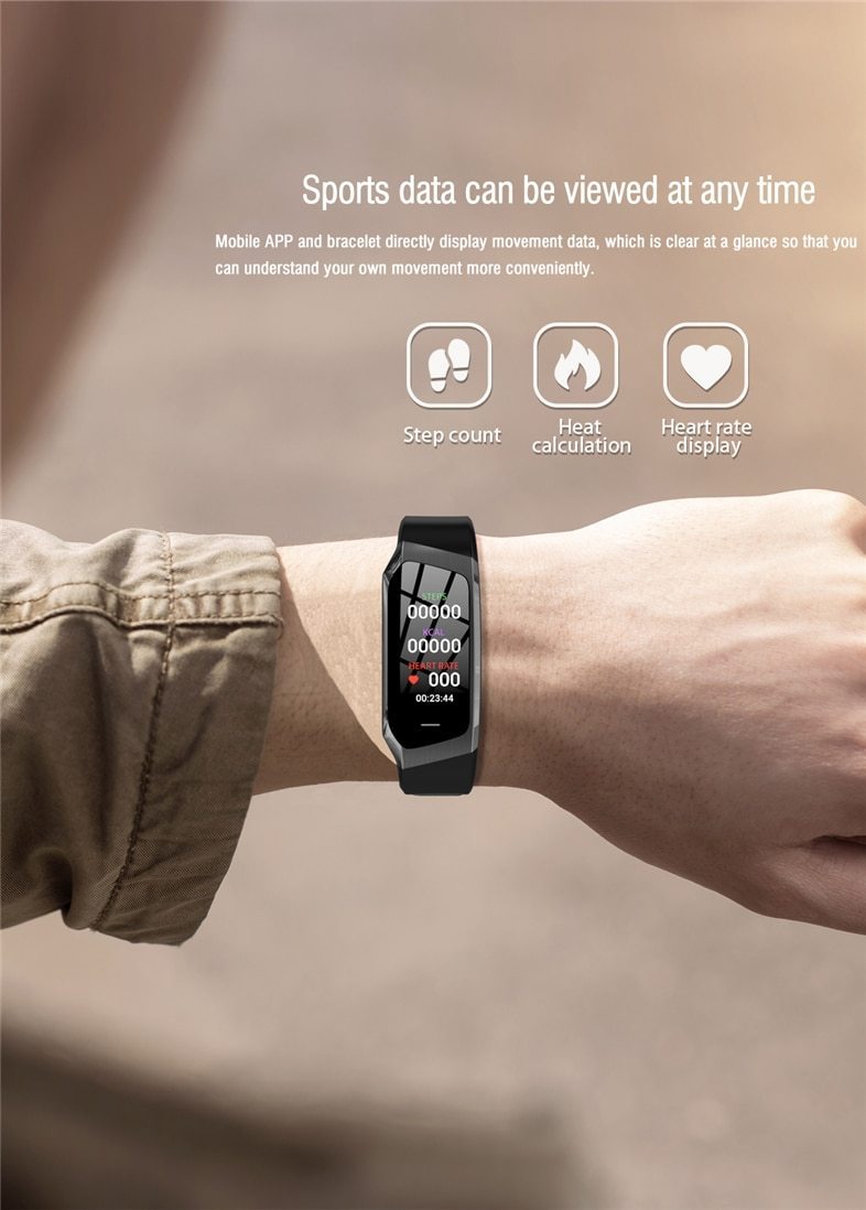 Brehn | Fitband Smartwatch wasserdicht Blutdruck Sauerstoff Herzfrequenzmonitor Sportarmband