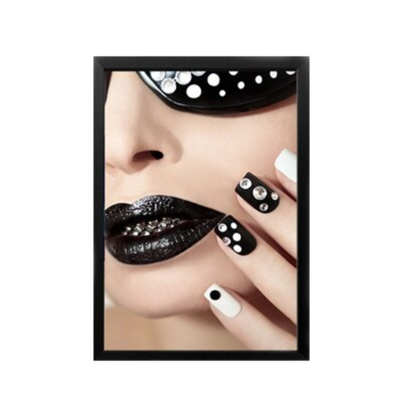 Fashion Schönheit Make Up Nagel Mädchen - Leinwand Wandkunst Malerei
