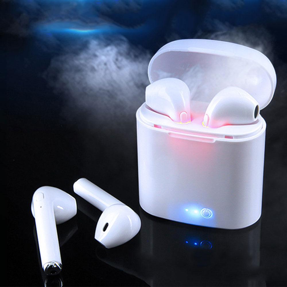Brehn | Wireless Headset Bluetooth Ohrhörer Twin Kopfhörer mit Ladebox für alle Telefone
