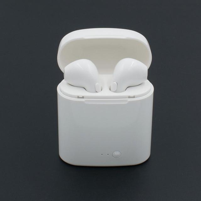Brehn | Wireless Headset Bluetooth Ohrhörer Twin Kopfhörer mit Ladebox für alle Telefone