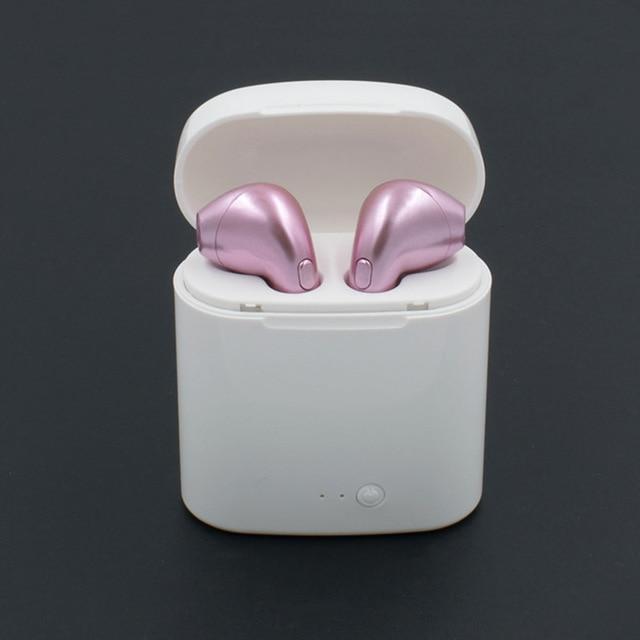 Brehn | Wireless Headset Bluetooth Ohrhörer Twin Kopfhörer mit Ladebox für alle Telefone