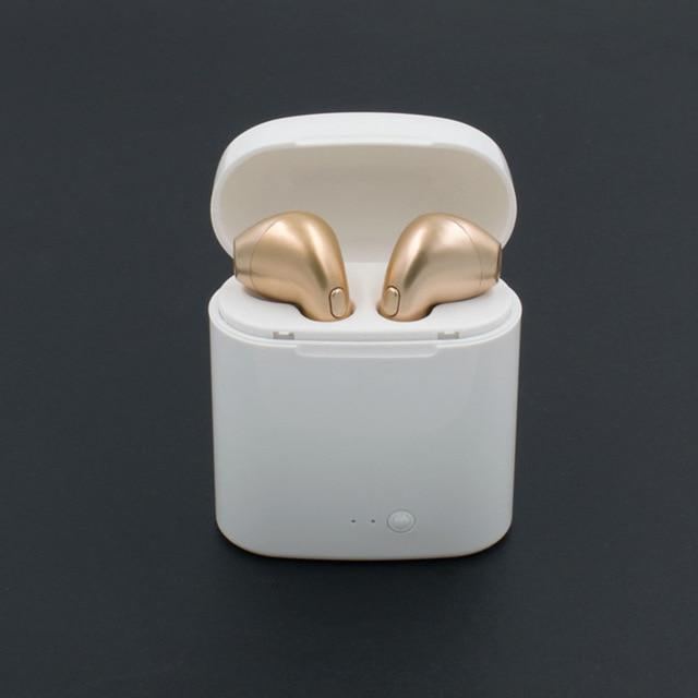 Brehn | Wireless Headset Bluetooth Ohrhörer Twin Kopfhörer mit Ladebox für alle Telefone