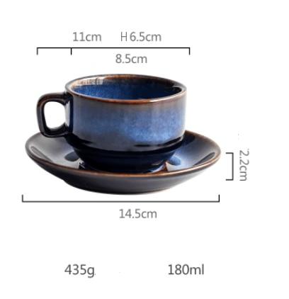 Cat Eye Blue Keramiktasse | Brehn