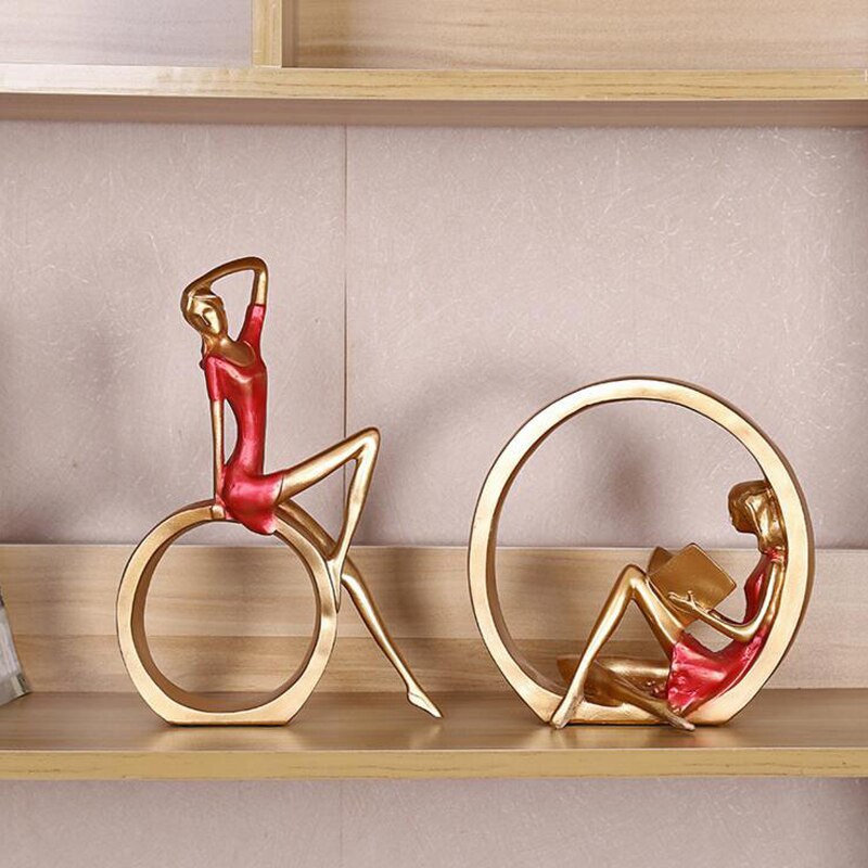 Kreative europäische Miniatur moderne Mädchenfiguren