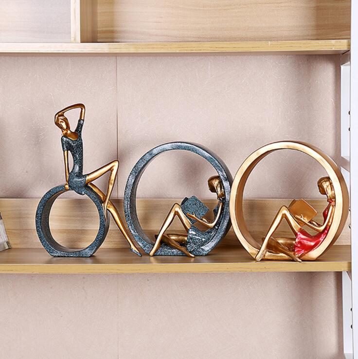 Kreative europäische Miniatur moderne Mädchenfiguren | Brehn