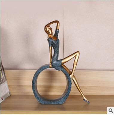 Kreative europäische Miniatur moderne Mädchenfiguren