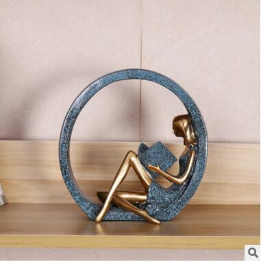 Kreative europäische Miniatur moderne Mädchenfiguren