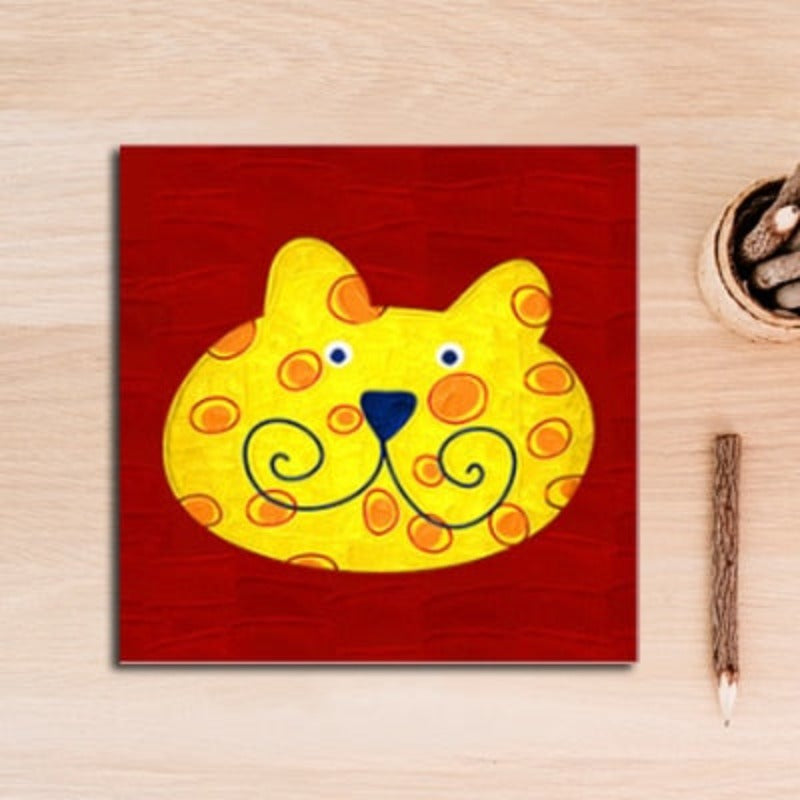 Cartoon Tiere Kinderzimmer - Leinwand Wandkunst Malerei